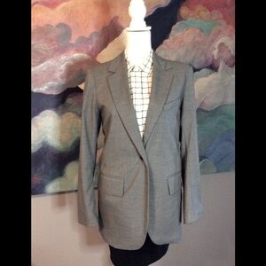 H&M Heather Grey Single Button Blazer Sz. Xtra Sm